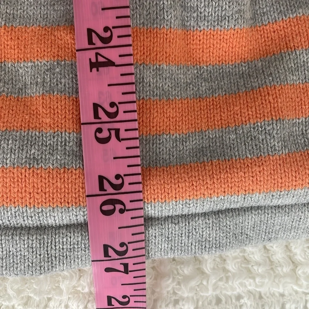 Gymboree Happy Harvest Gray Knit Sweater Dress Girl’s 12 Pumpkin Fall Halloween